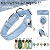 Cross-border new dog collar airtag locator anti-lost pet collar; with AirTag Case Holder